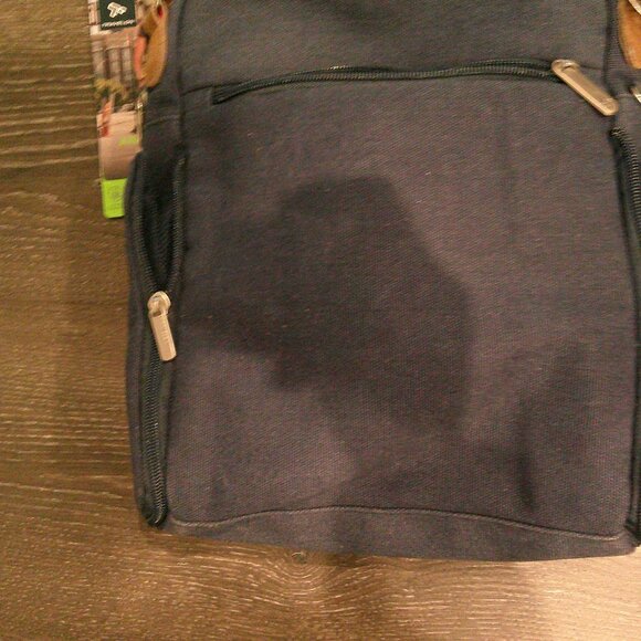 Travelon 5 Point Anti Theft Security Bag Heritage Blue Indigo NWT - Picture 5 of 9